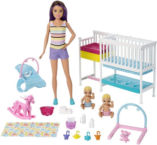 Barbie Nursery Playset With Skipper