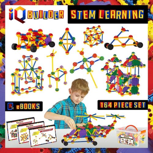 IQ BUILDER Educational Building Toy Set