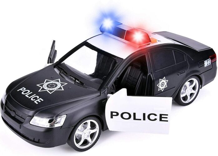 Liberty Imports Friction Powered Police Car