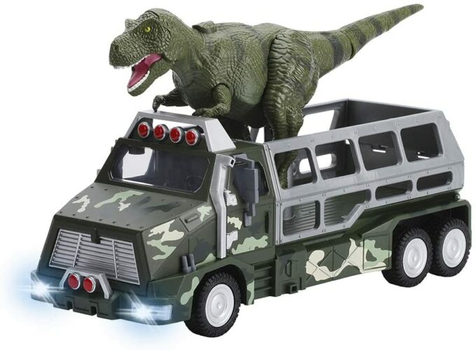 Dazmers Transporter Jungle Truck and Tyrannosaurus Rex