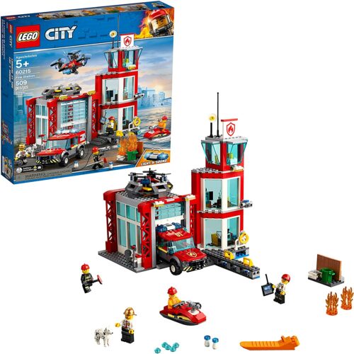 LEGO City Fire Station Rescue Tower Building Set