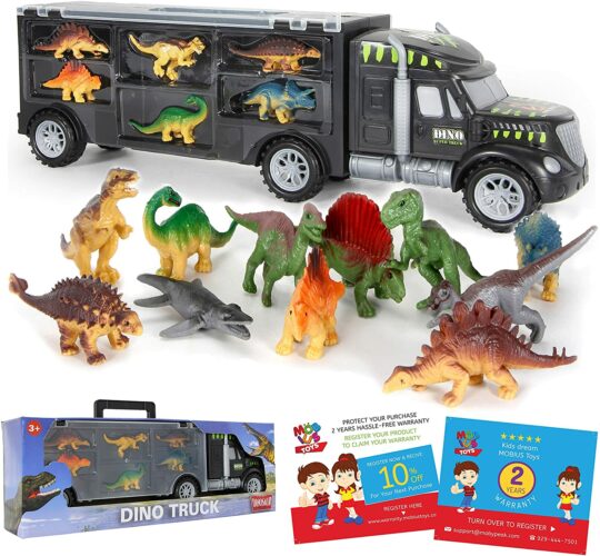 MOBIUS Toys Dinosaur Truck Carrier