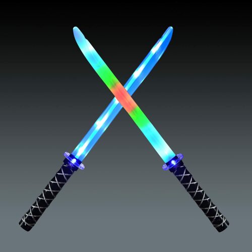 JOYIN 2 Deluxe Ninja LED Light up Swords 