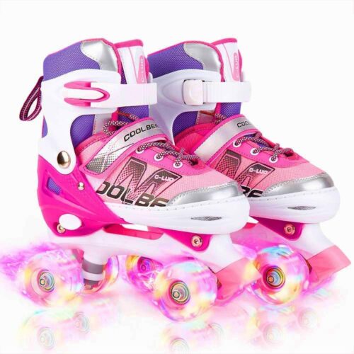 Otw-Cool Adjustable Roller Skates for Girls