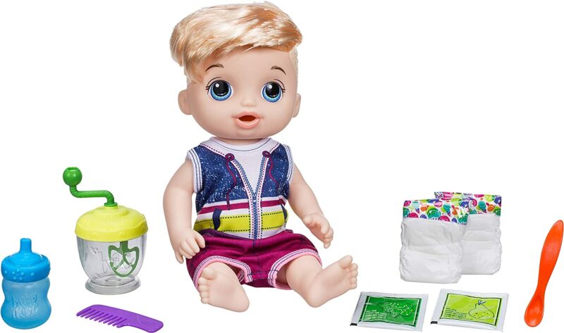 Baby Alive Sweet Spoonfuls Blonde Baby Doll Boy