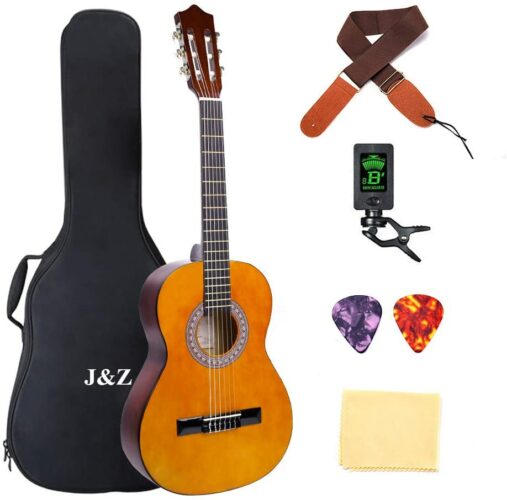 J&Z Beginner Acoustic Classical Guitar Junior Size