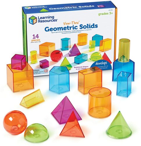 Learning Resources View-Thru Geometric Solids