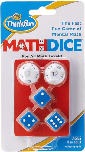 ThinkFun Math Dice Mental Math Game